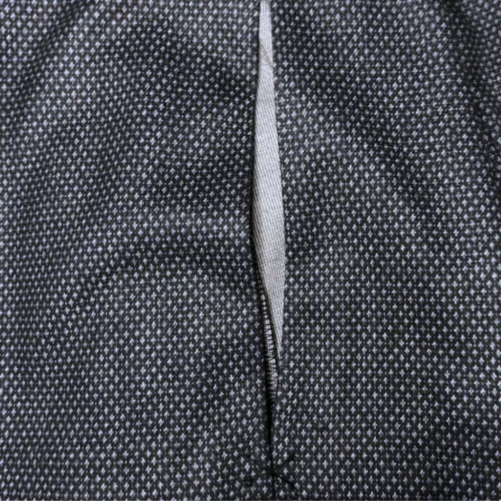 WREN New York Pull On Stretch Dress Pants Small NEW Pattern Split Hem - Picture 7 of 11